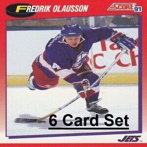 Fredrik Olausson - Winnipeg Jets NHL Hockey Card Collection